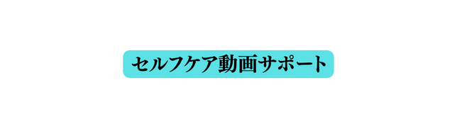 セルフケア動画サポート
